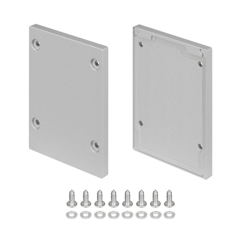 Заглушка Arlight IP-LINE-5475 SILVER глухая (Металл) 055284