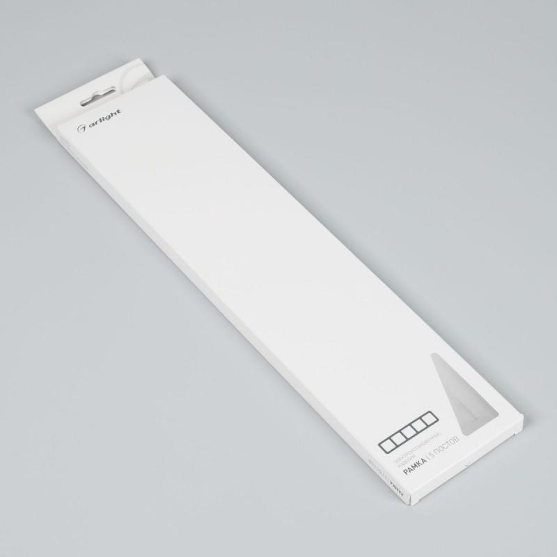 Рамка на 5 постов алюминиевая Arlight FRM-AKIRY-SFAL-5-GD 049748