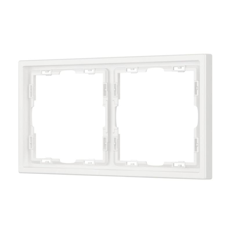 Рамка пластиковая Arlight FRM-NOBE-SFPL-2-WH 054215