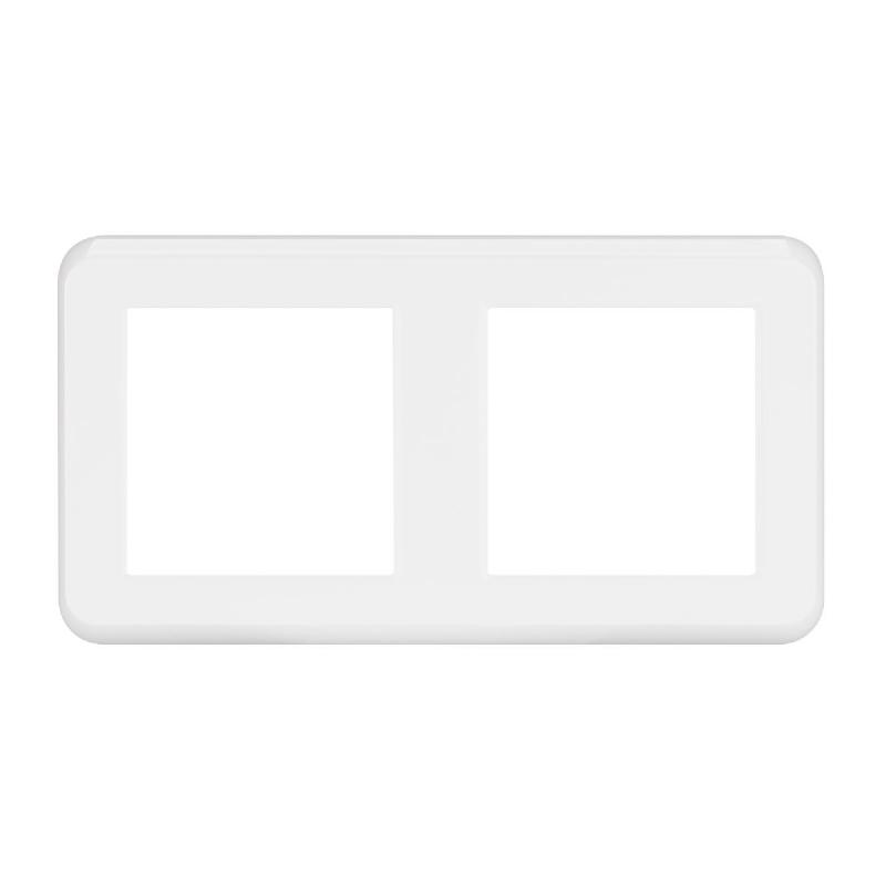 Рамка двухместная Arlight FRM-VERSA-PL-2-WH 043776