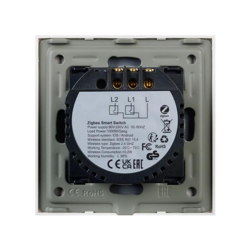 Выключатель сенсорный Arlight SWT-OMALI-S02-ZB-WH (250V, 10A, Zigbee) 050041