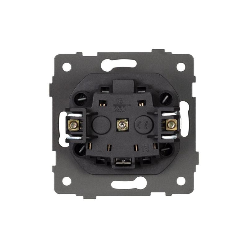 Механизм розетки влагозащищённый Arlight SCT-MCP-PL-GR-V (250V, 16A) 049836