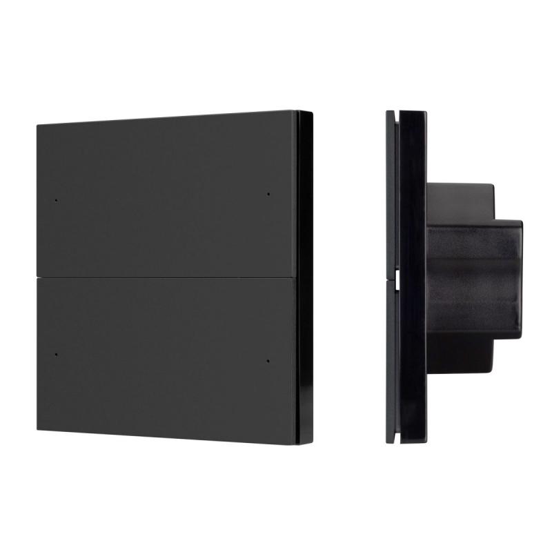 Кнопочная панель Arlight SMART DALI-301-22-4K-D2-IN Black (BUS, Frameless) (IARL, IP20 Пластик) 060976