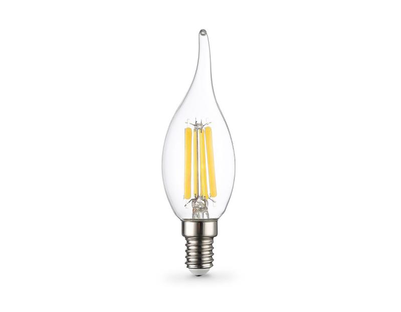 Филаментная светодиодная лампа Ambrella Light Bulbing E14 15W 2700K свеча на ветру 351523