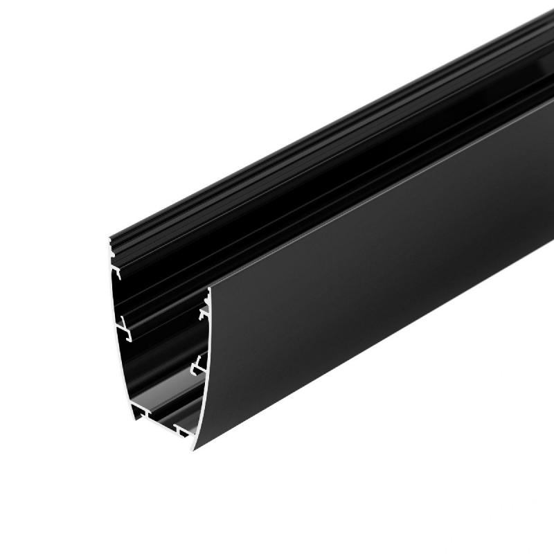 Алюминиевый профиль Arlight LINE-5075-U-HONEYCOMB-2000 BLACK 044885