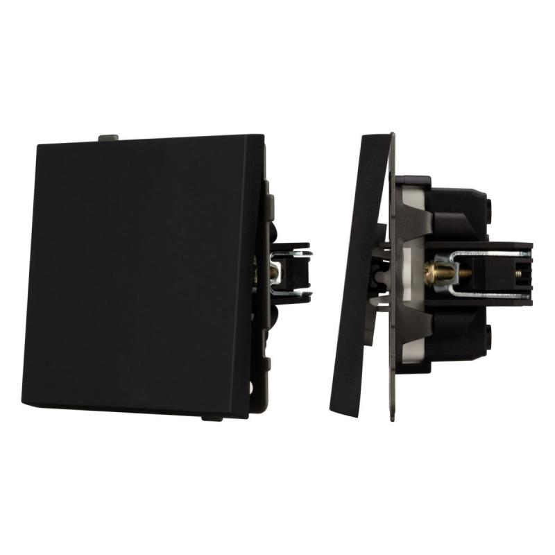 Механизм звонкового выключателя Arlight SWT-TENDO-MKR1-SFPL-BK (230V, 10A) 054587