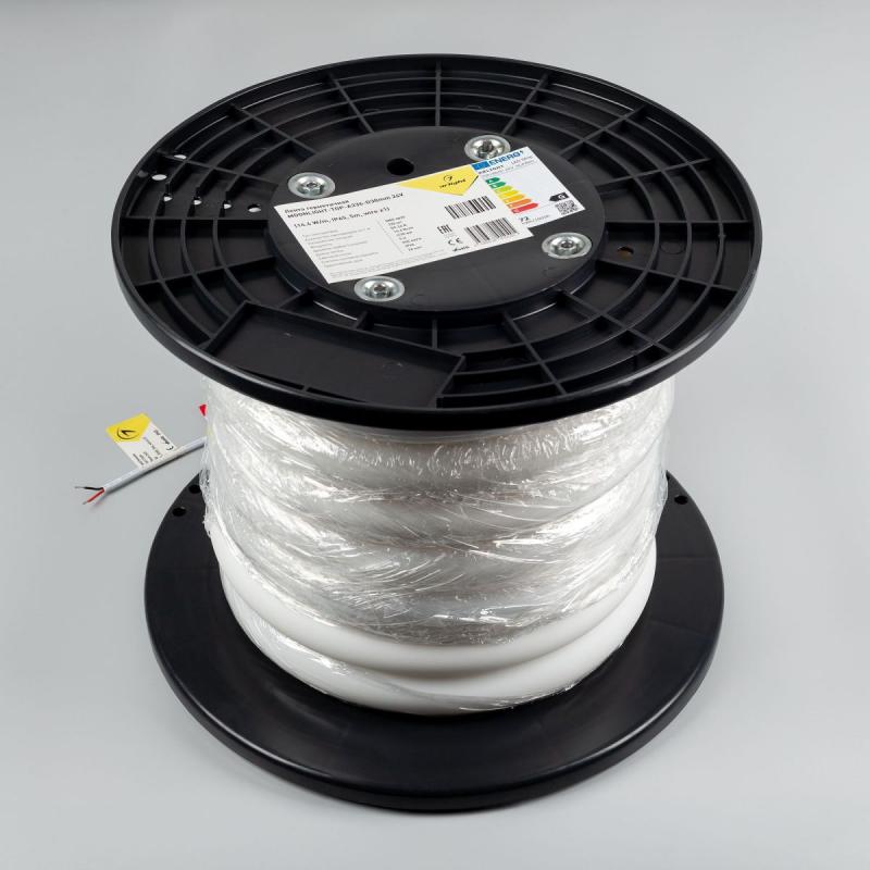 Светодиодная герметичная лента Arlight MOONLIGHT-TOP-A336-D30mm 24V Warm3000 (14.4 W/m, IP65, 5m, wire x1) 050481