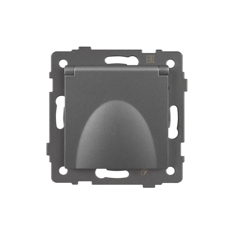 Механизм розетки влагозащищённый Arlight SCT-MCP-PL-GR-V (250V, 16A) 049836
