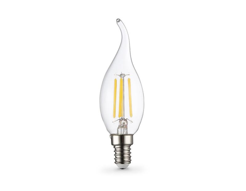Филаментная светодиодная лампа Ambrella Light Bulbing E14 11W 2700K свеча на ветру 351123