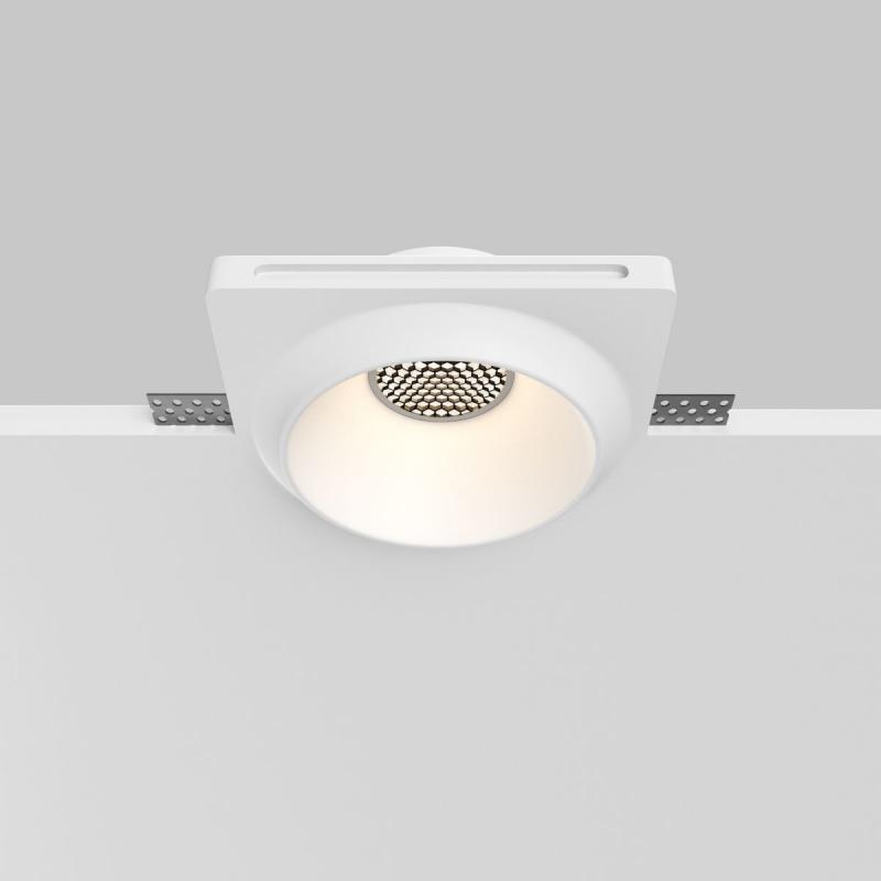 Встраиваемый светильник Maytoni Gyps Modern DL124-GU10-01-TRS-W