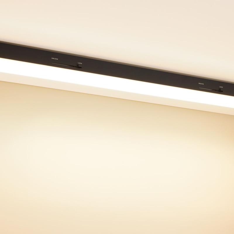 Трековый трехфазный светильник Arlight LGD-LUNGO-4TR-L600-20W-30W Warm3000 (Черный, 120 deg, 230V) (IP20 Металл) 064222