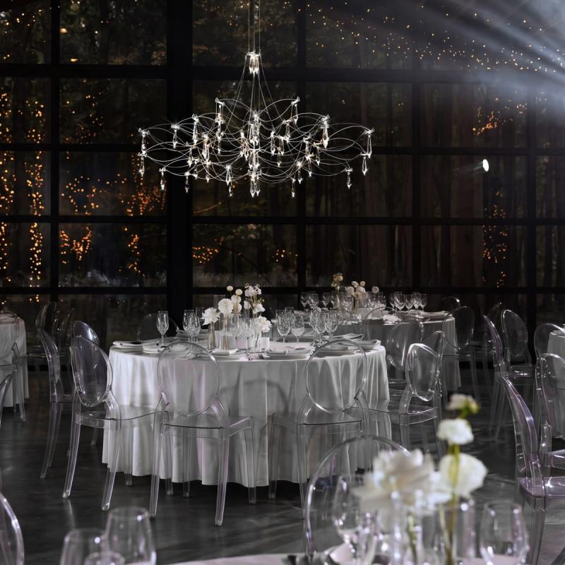 Подвесная люстра Loft IT Mira 10587/1000 Silver Asfour