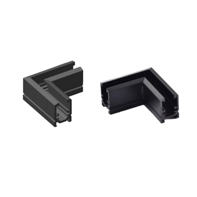Коннектор угловой для накладного магнитного шинопровода Arlight MAG-MICROCOSM-CON-L90 (BK) (IP20 Металл) 062218
