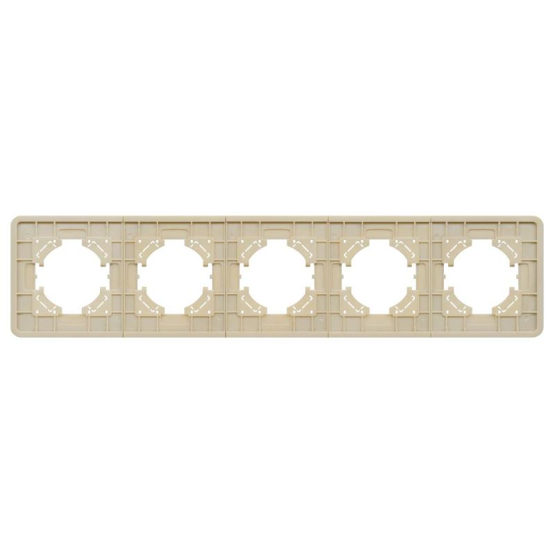 Рамка на 5 постов алюминиевая Arlight FRM-AKIRY-SFAL-5-GD 049748