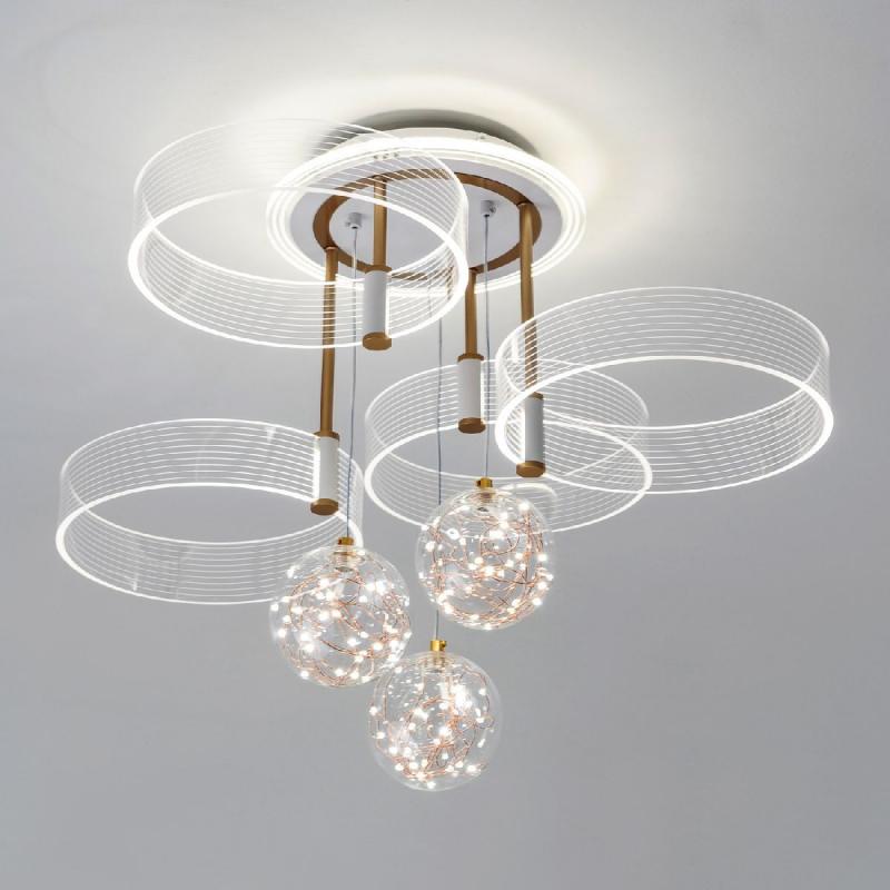 Потолочная люстра LED4U L1040-750 WT