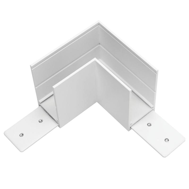 Соединитель PRO L-образный горизонтальный Teta Lightstar 505126-ALU
