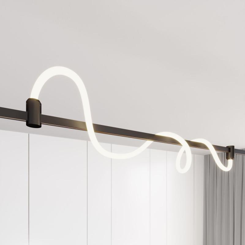Трековый светильник Arlight ART-APRIORI-TUBE-ELASTIC-R38-L1000-12W Day4000 (Черный, 360 deg, 48V) (IP20 Металл) 049269(1)