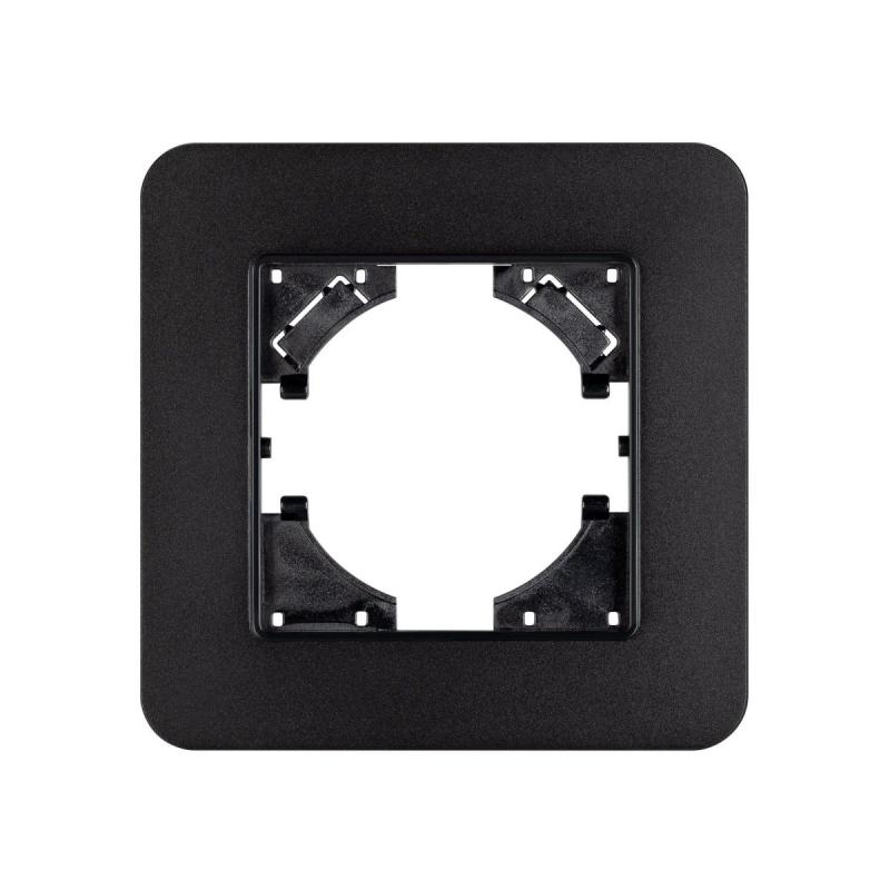 Рамка алюминиевая на 1 пост Arlight FRM-AKIRY-SFAL-1-BK 049685