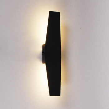 Уличный настенный светильник Reluce 86877-9.2-001JH LED2*6W BK